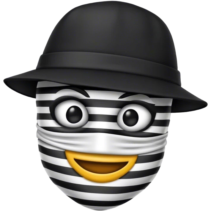 portrait of Robber emoji  emoji