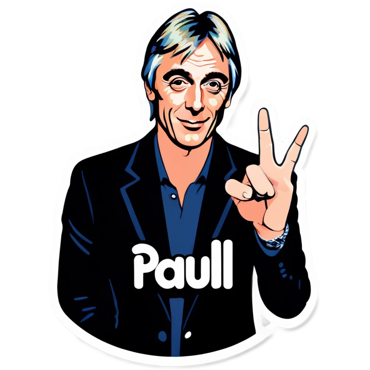 Paul weller saying “ok” emoji
