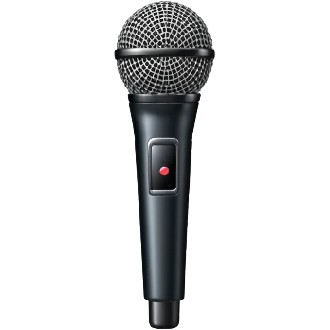 singer stage microphone emoji