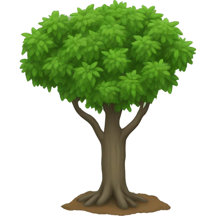 bush without trunk emoji