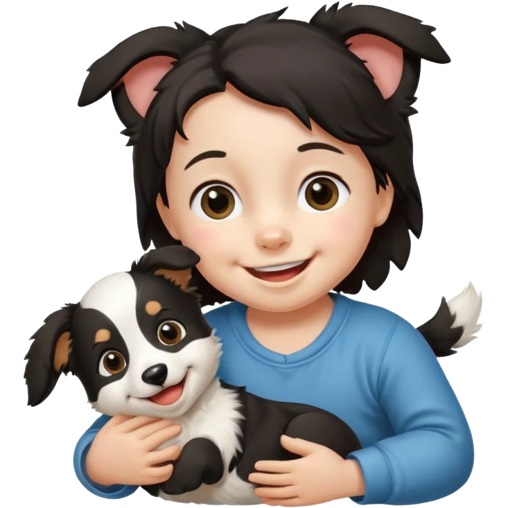 smile bordercollie baby emoji