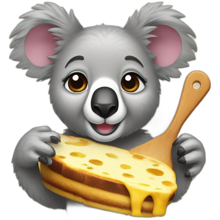 Koalas with apareil a raclette emoji