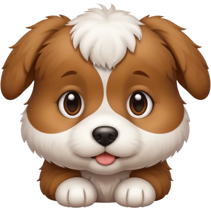 Cute puppy emoji