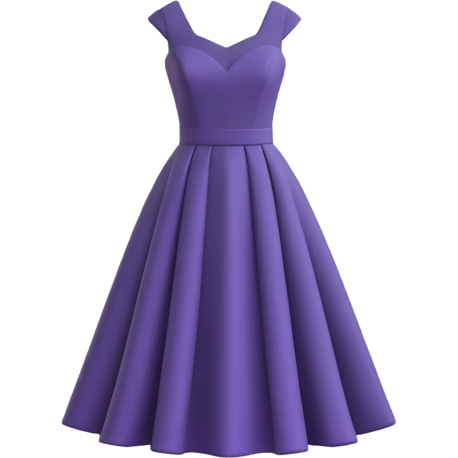 elegant dress emoji