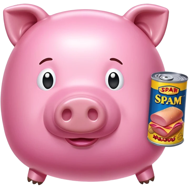 spam meat inflatable pig balloon emoji