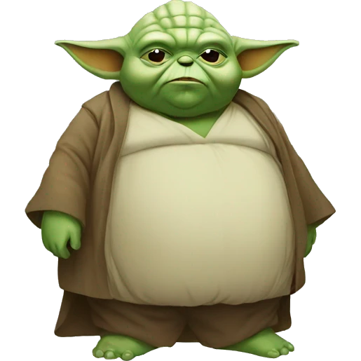 Fat yoda emoji