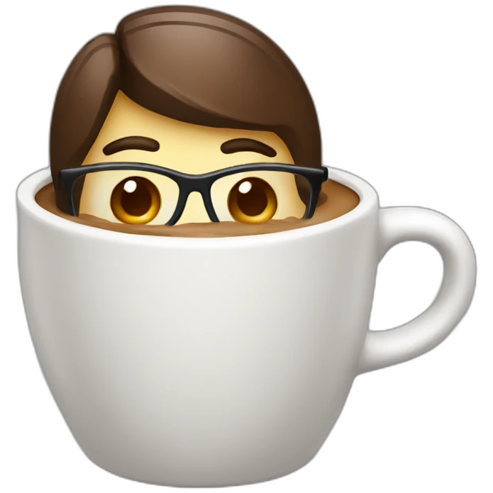 smart coffee emoji