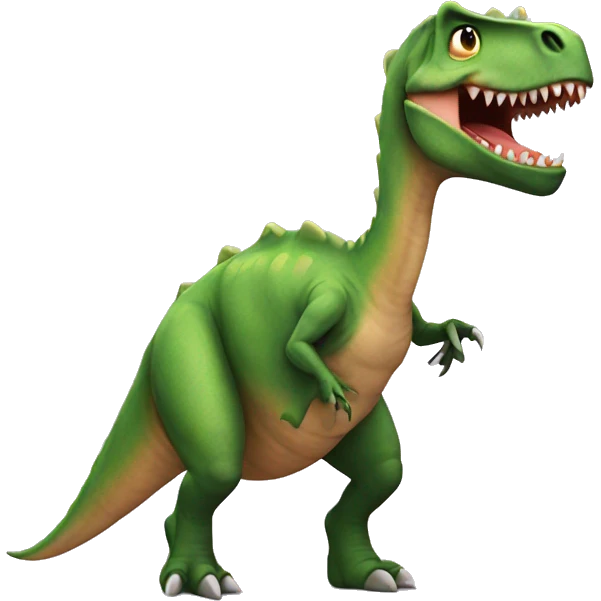 Dinosaur with heels  emoji