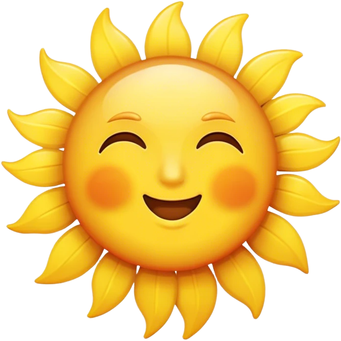 Sunshine emoji