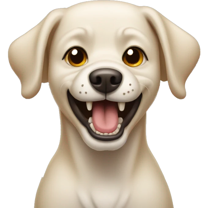 dog missing teeth emoji
