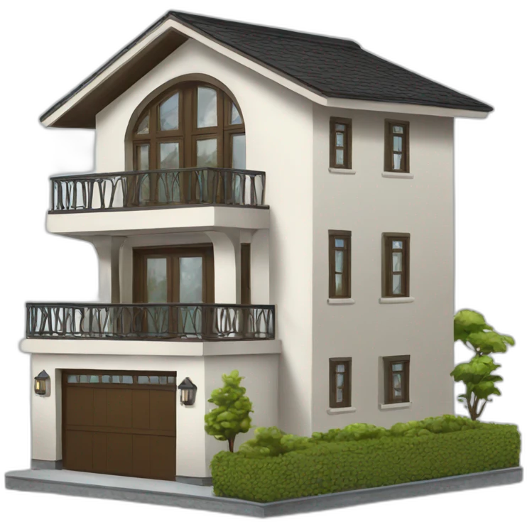 Modern luxury house emoji