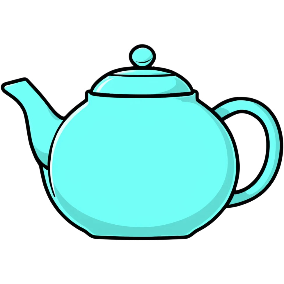 cute pastel pink teapot emoji