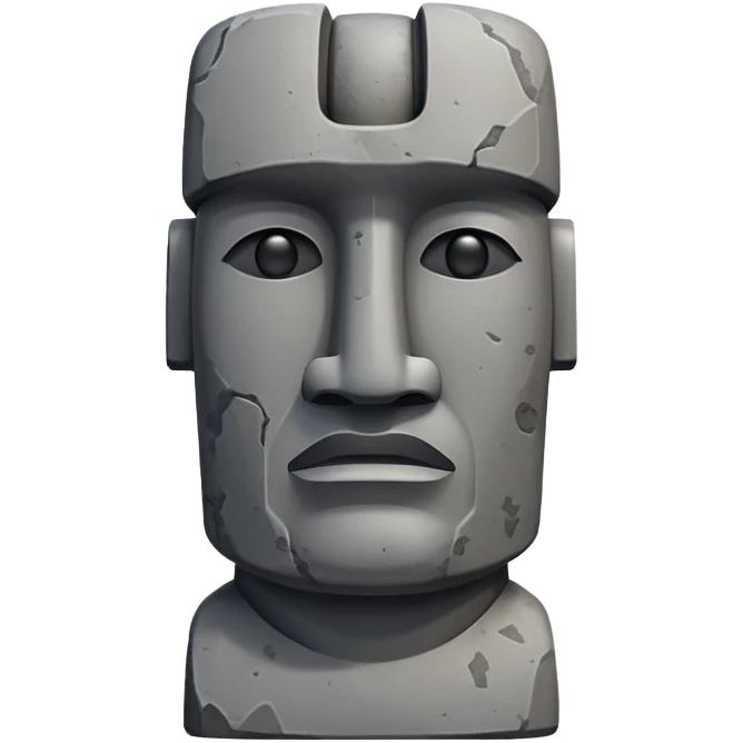 Moai emoji  emoji