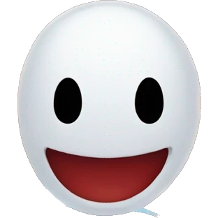 smiling face being swallowed by lake of lava emoji