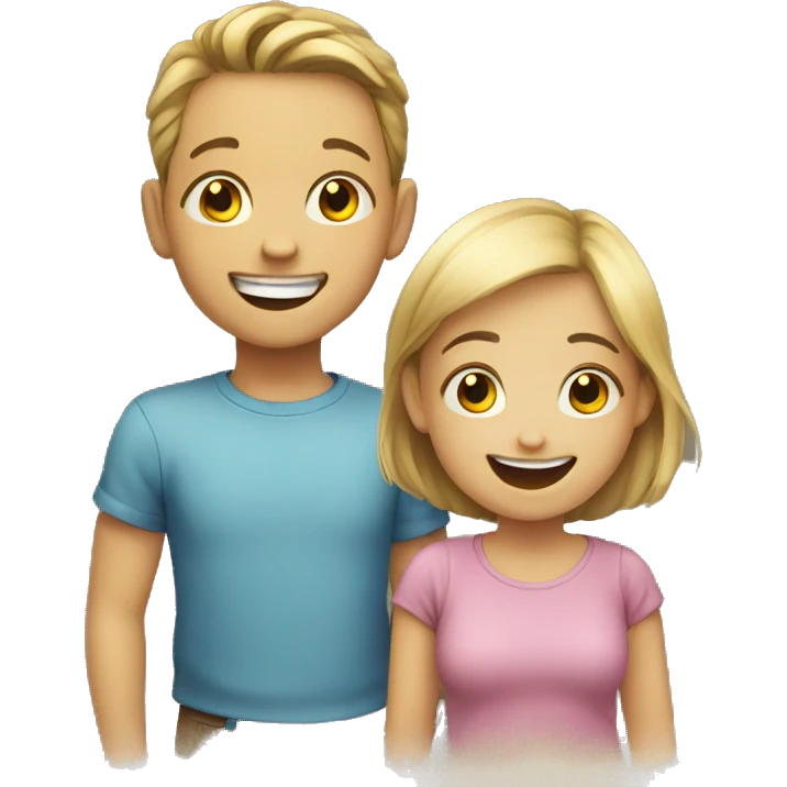 Happy children emoji