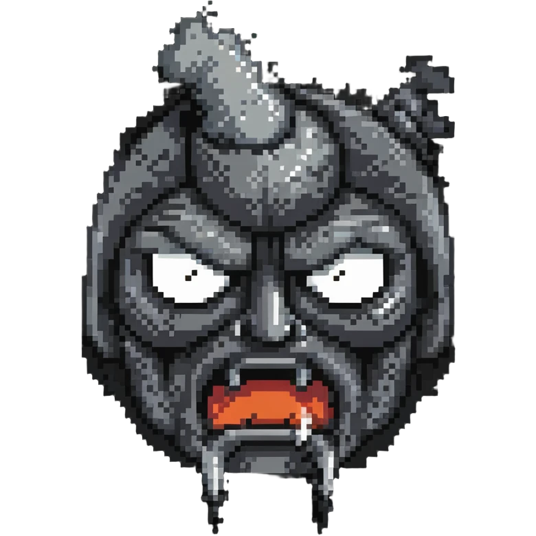 angry face with steam coming from nose, frustrated expression emoji