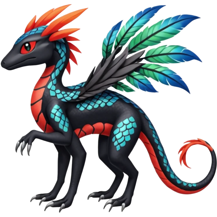 Meloetta-Salandit-Nargacuga-Pokémon-Fakémon-fusion-hybrid-creature emoji