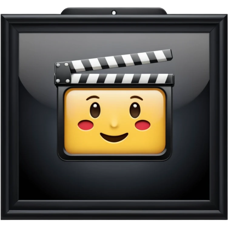 Movie with a video emoji