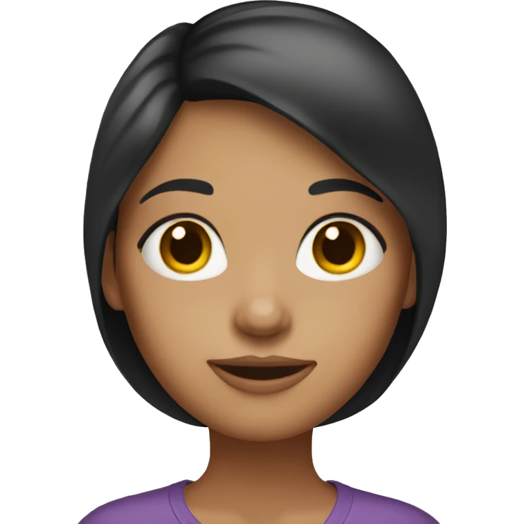 Brunette girl emoji