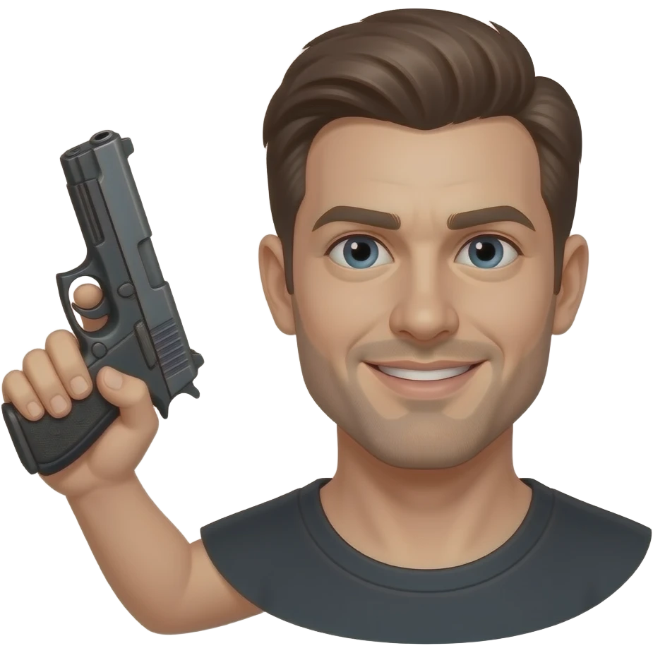 Poner una Glock en su mano emoji