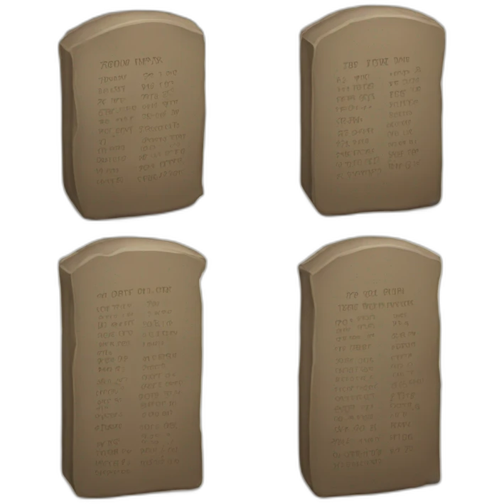 ten commandments emoji
