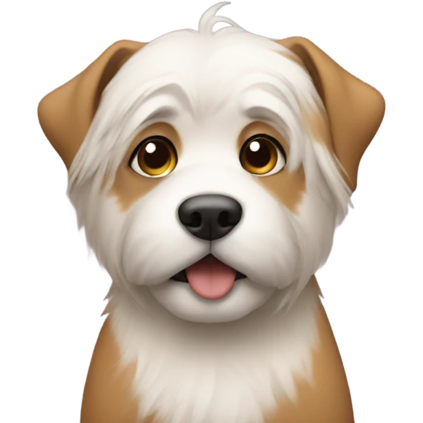 Me with cute dog emoji
