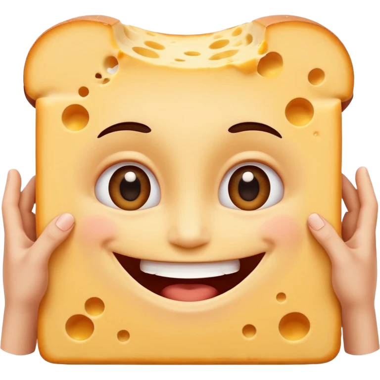 I want an overly excited face that says “I am so excited, I cannot contain. With eyes tightly squeezed together and a big cheesy grin emoji. emoji