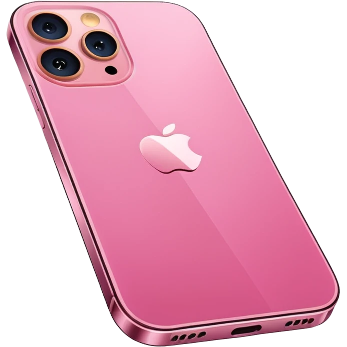 Pink iphone 12 pro max emoji