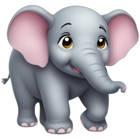 cute chubby elephant emoji