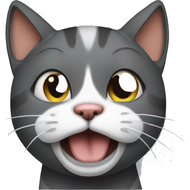 a cat slapping his face in disappointment  emoji