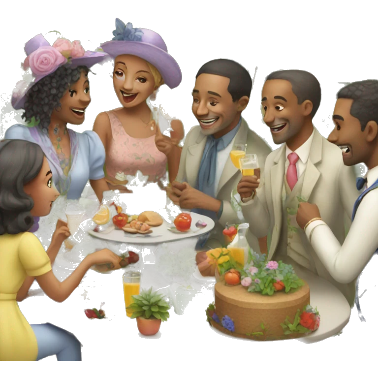 garden party  emoji