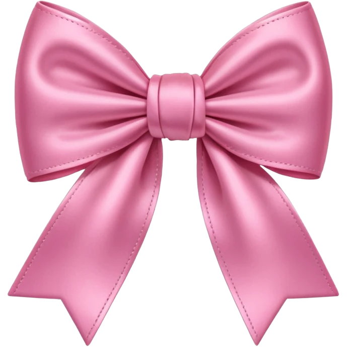 Bow pink emoji