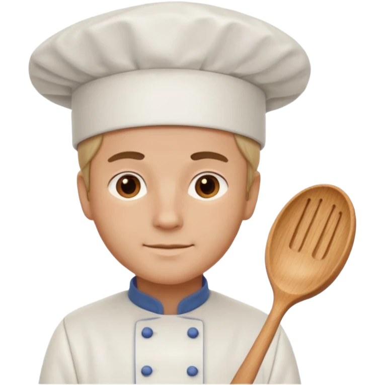 John wearing a chefs hat emoji