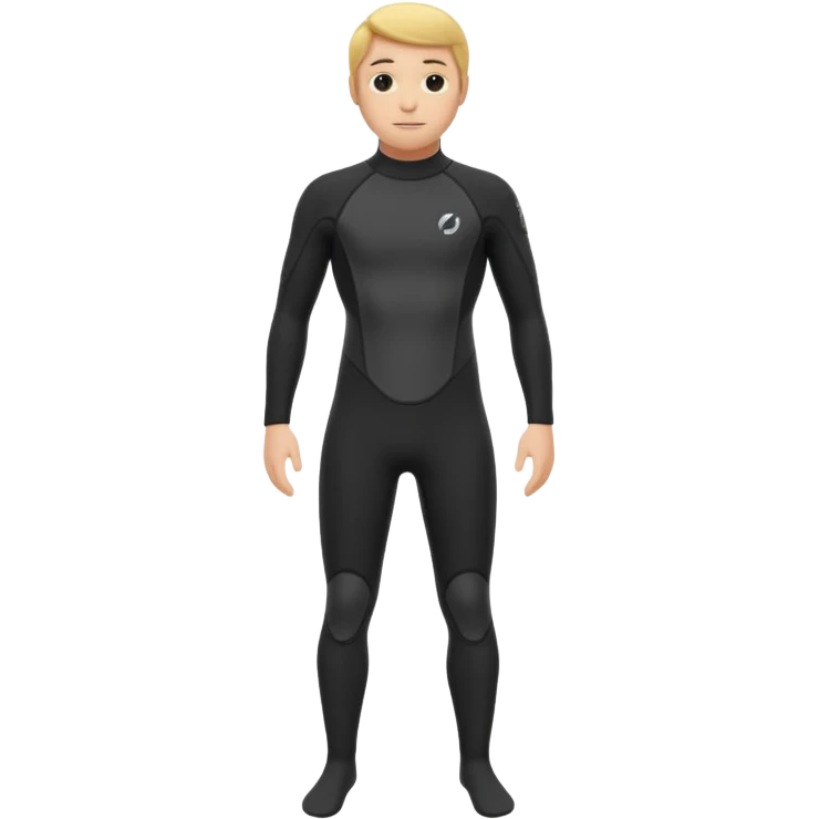 only a Wetsuit emoji