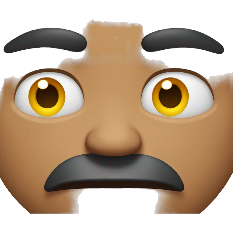Muscular man crying emoji