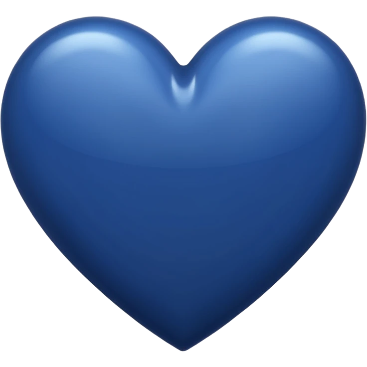 navy blue heart emoji