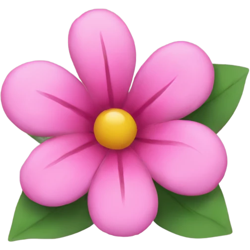 Pink flower emoji