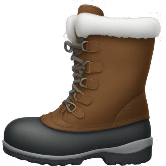 winter boots  emoji