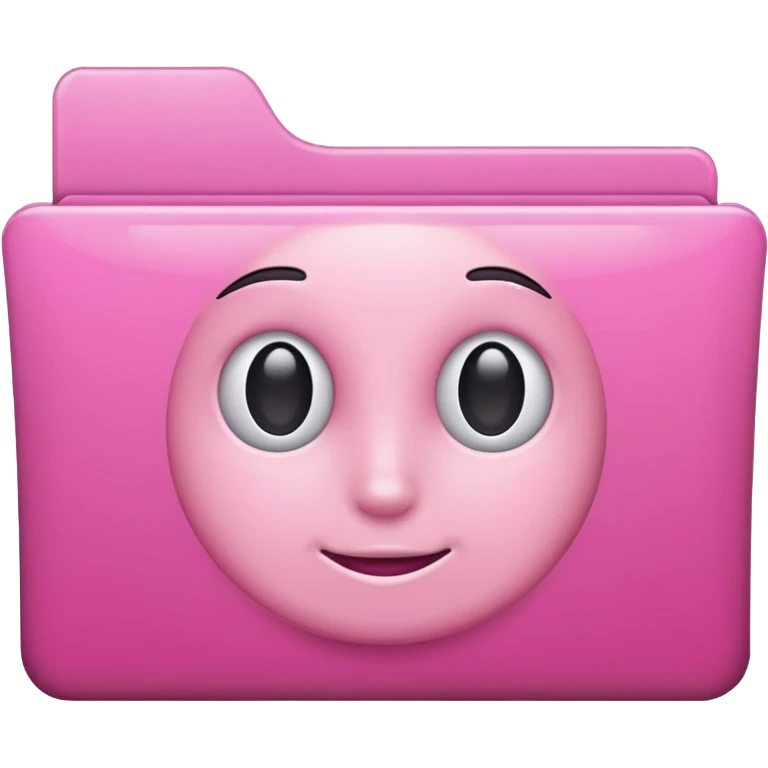 mix pink forward facing folder emoji