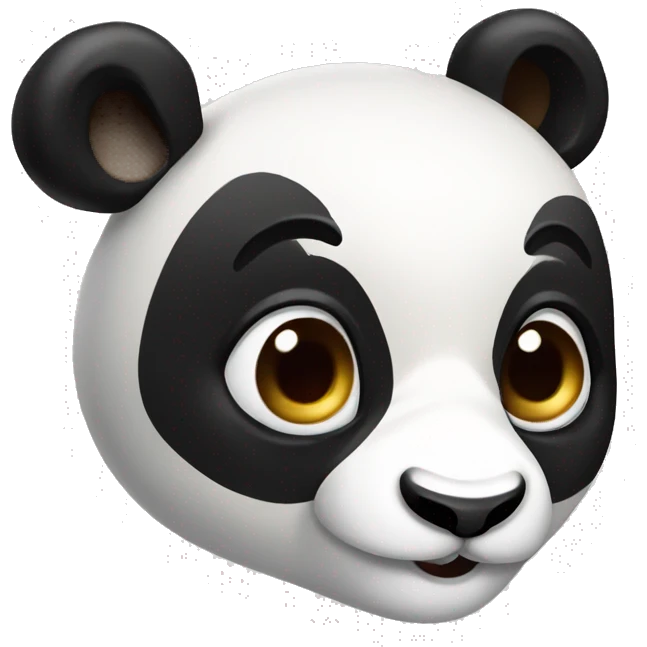 Rosaroter Panda  emoji