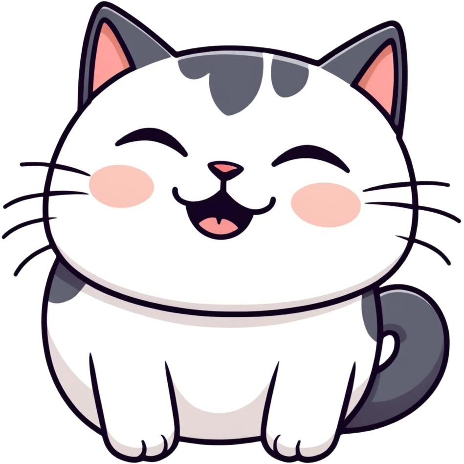 Black and white cat rolling its eyes doing a face palm. emoji