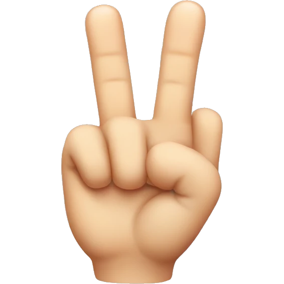 Middle finger with a bow on it emoji