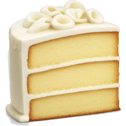 Vanilla cake  emoji
