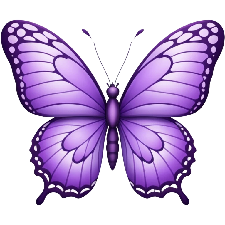Purple butterfly  emoji