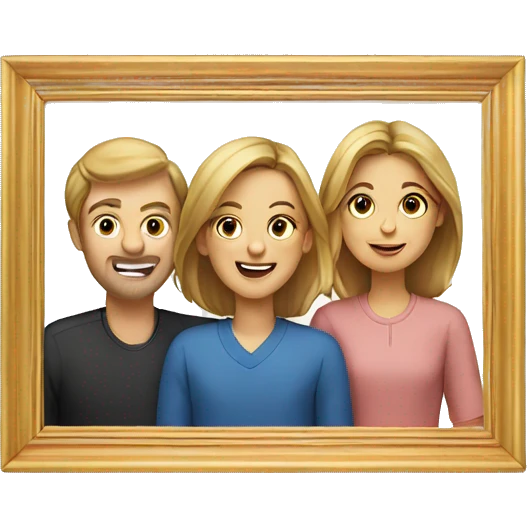 family photo in frame emoji