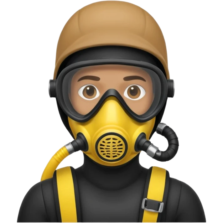 man with scuba mask   emoji