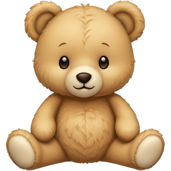 beige teddy bear emoji