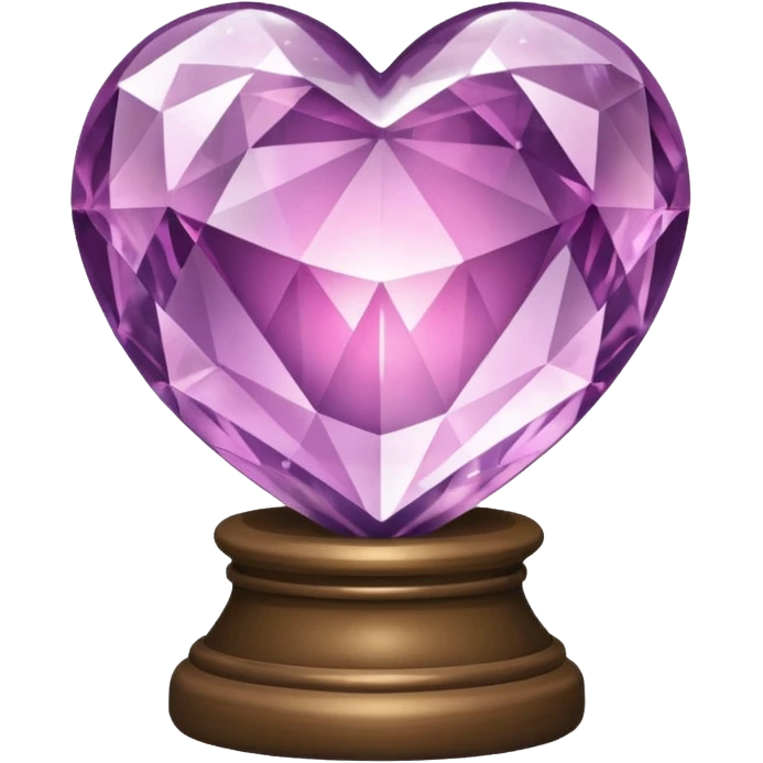 crystal ball themed heart emoji