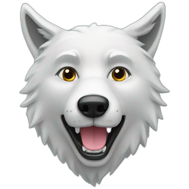 Loup de glace emoji