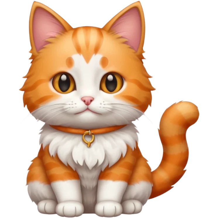 Cute kawaii cat emoji